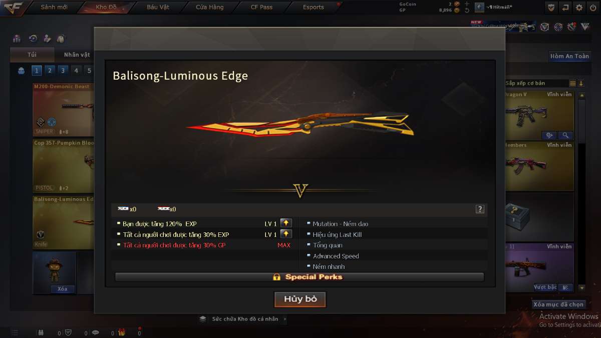 shop acc cf uy tin gia re